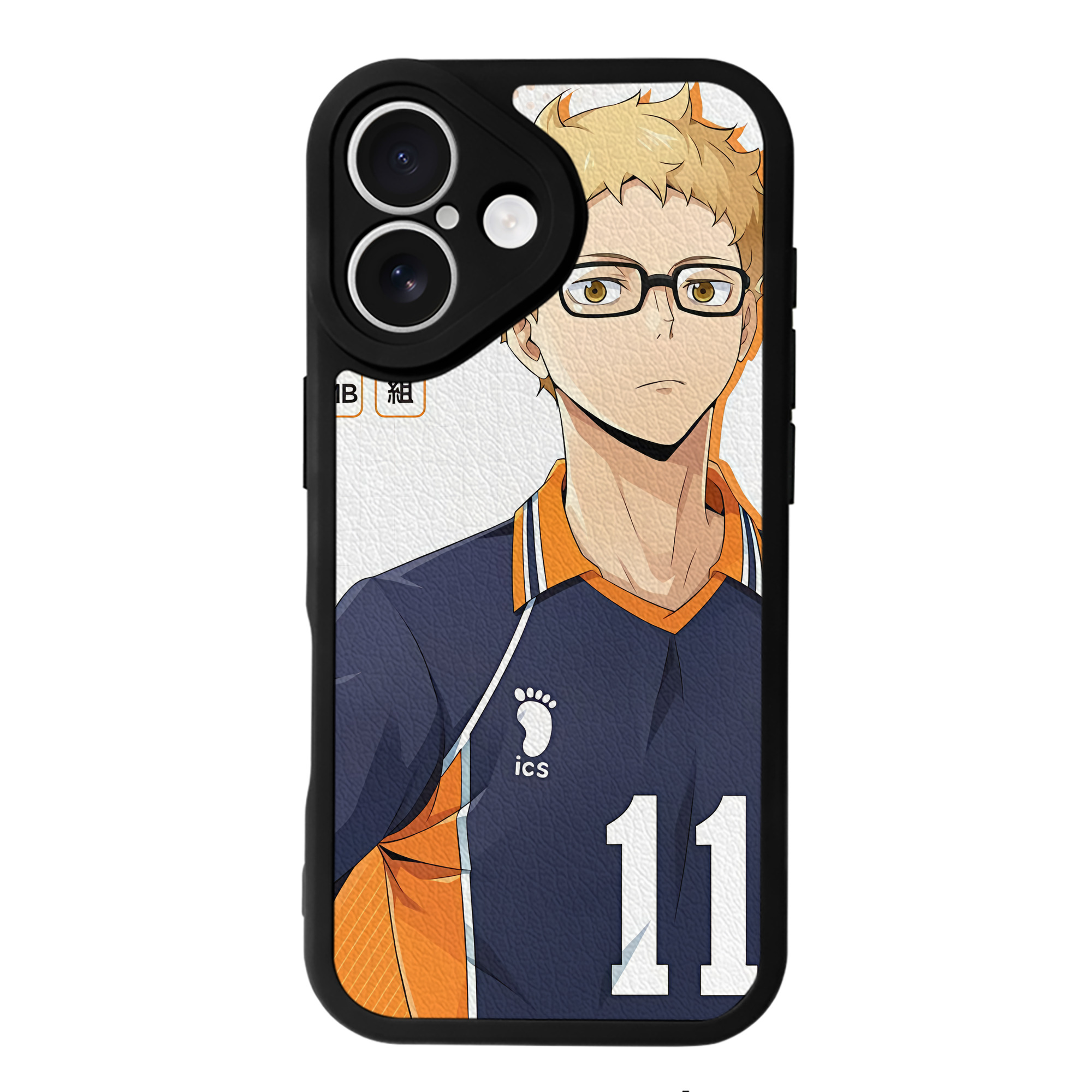 （画像用） ハイキュー!! Haikyu!! 【iPhone 16シリーズ対応】シリコンスマホケース（レザー調） 材質：シリコン